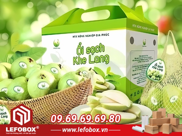 Thùng carton đựng ổi